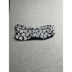 BETSEY JOHNSON Pop Art Faces‎ Bikini Top Strapless L